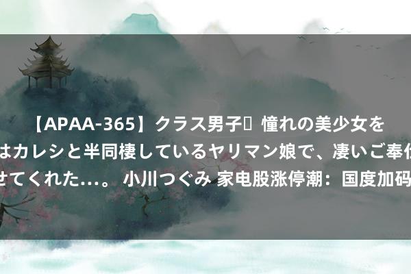 【APAA-365】クラス男子・憧れの美少女をラブホに連れ込むと、実はカレシと半同棲しているヤリマン娘で、凄いご奉仕セックスを愉しませてくれた…。 小川つぐみ 家电股涨停潮：国度加码补贴推动家电以旧换新，或拉动4800亿销售额