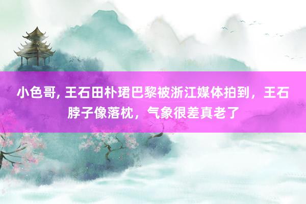 小色哥， 王石田朴珺巴黎被浙江媒体拍到，王石脖子像落枕，气象很差真老了